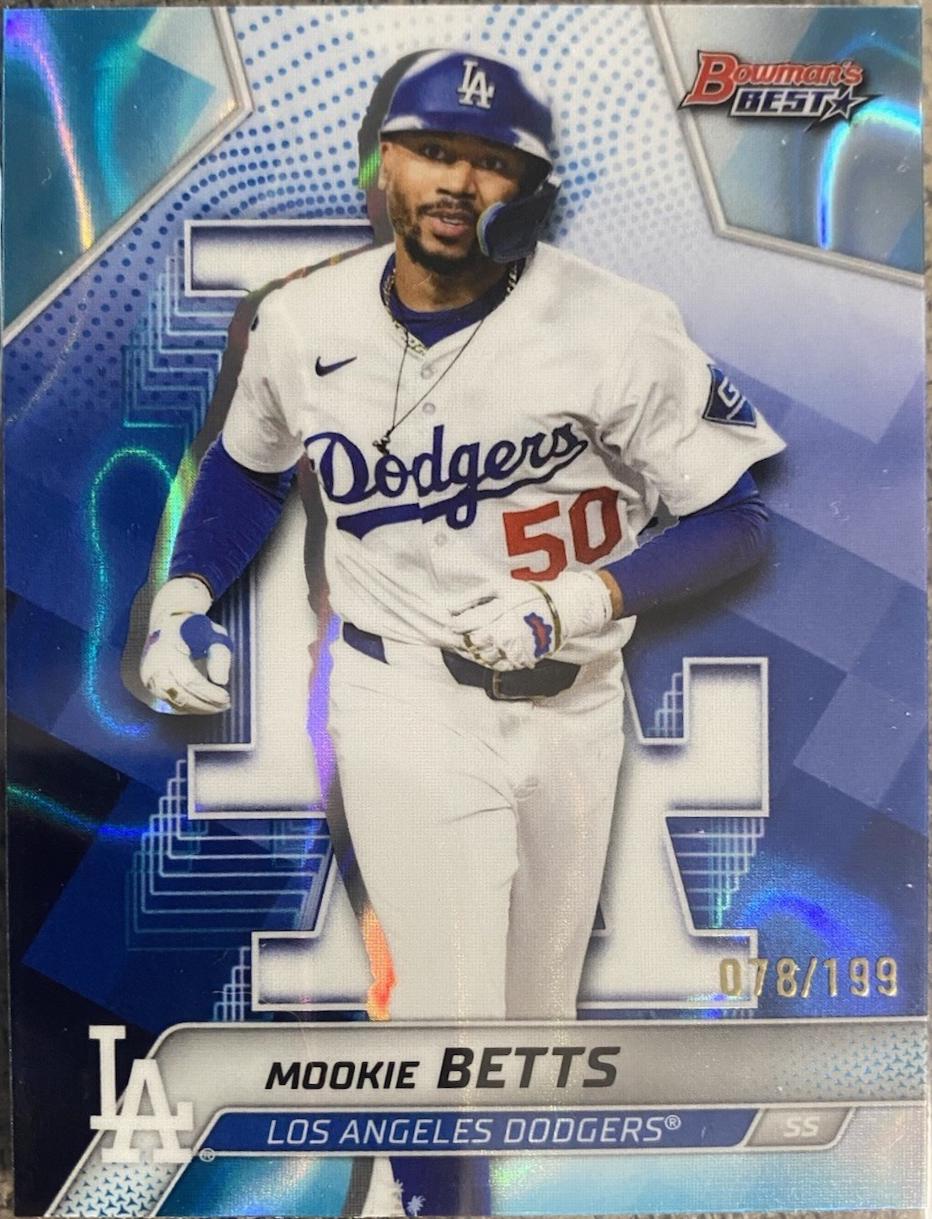Mookie Betts [Aqua Refractor] #64