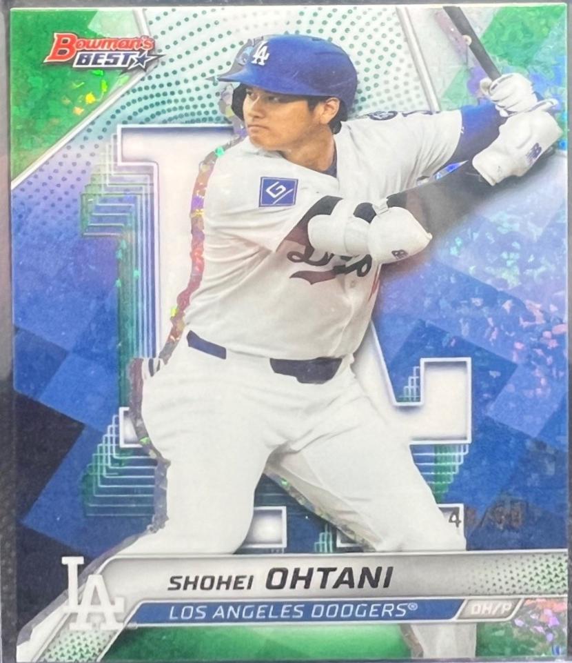 Shohei Ohtani [Green Mini-Diamond Refractor] #46