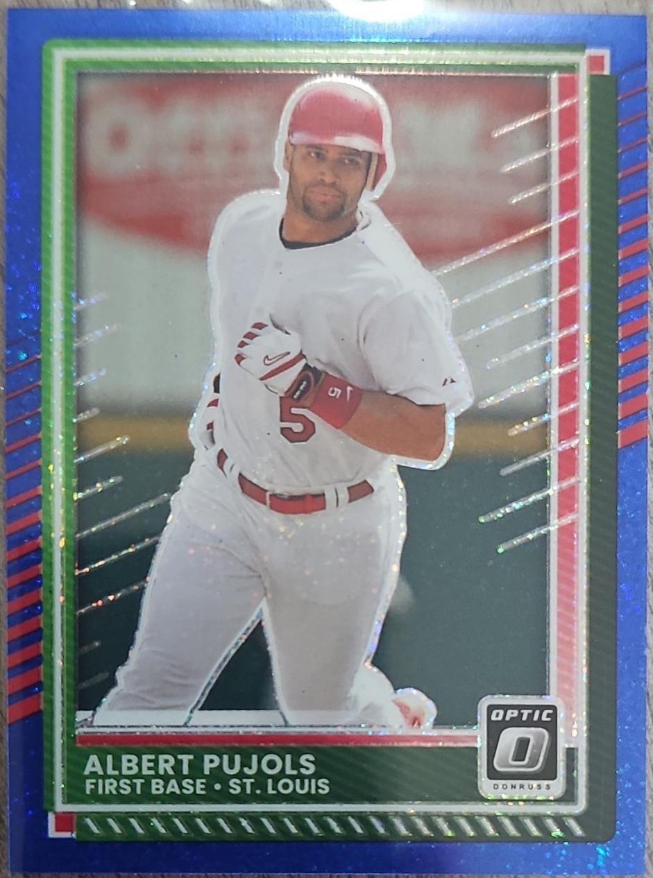 Albert Pujols [Blue Glitter Optic] #6