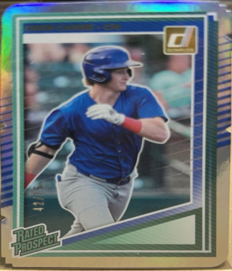 Owen Caissie [Silver Die-Cut] #186