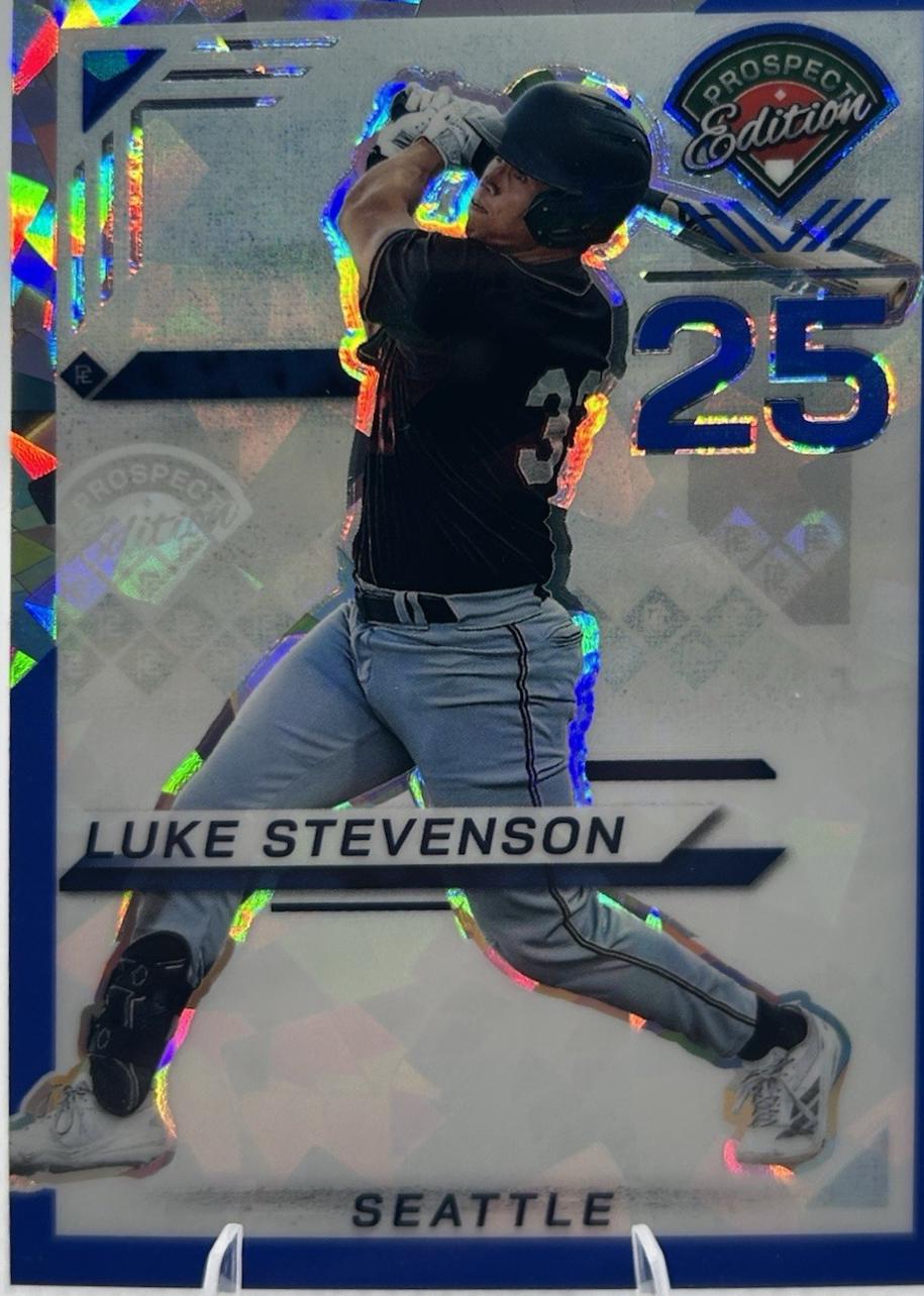 Luke Stevenson [Blue Ice Holo Ticket] #136