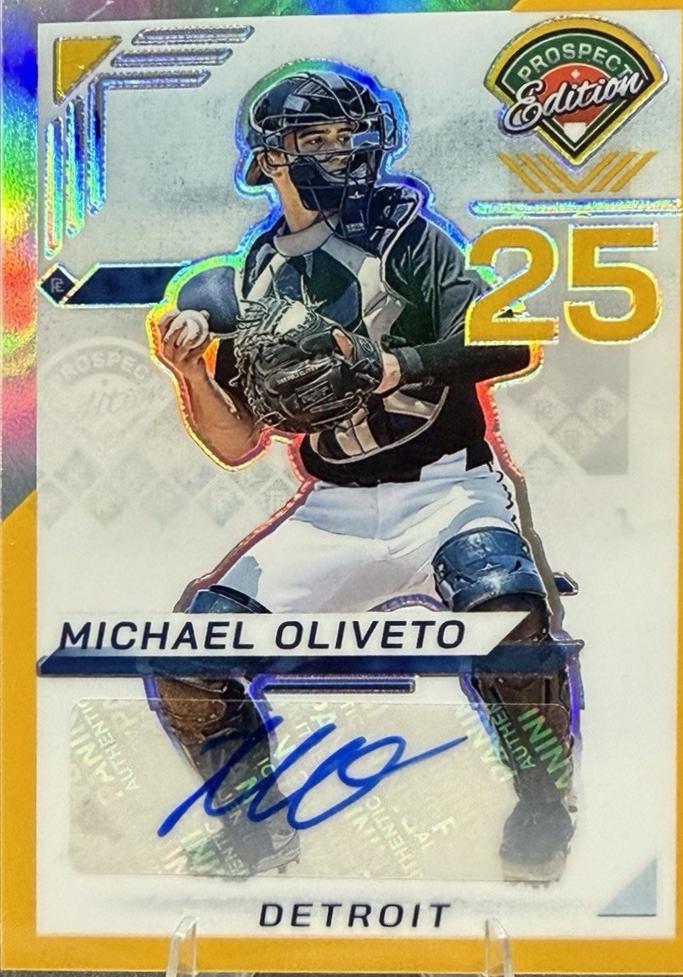 Michael Oliveto [Gold Holo Ticket Signature] #87