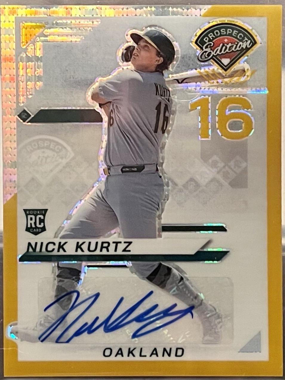 Nick Kurtz [Gold Holo Ticket Signature] #50