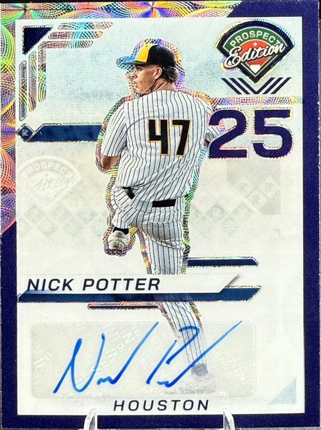 Nick Potter [Purple Scope Holo Ticket Signature] #54