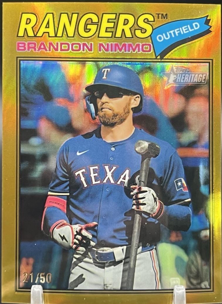 Brandon Nimmo [Gold Bordered Chrome] #119