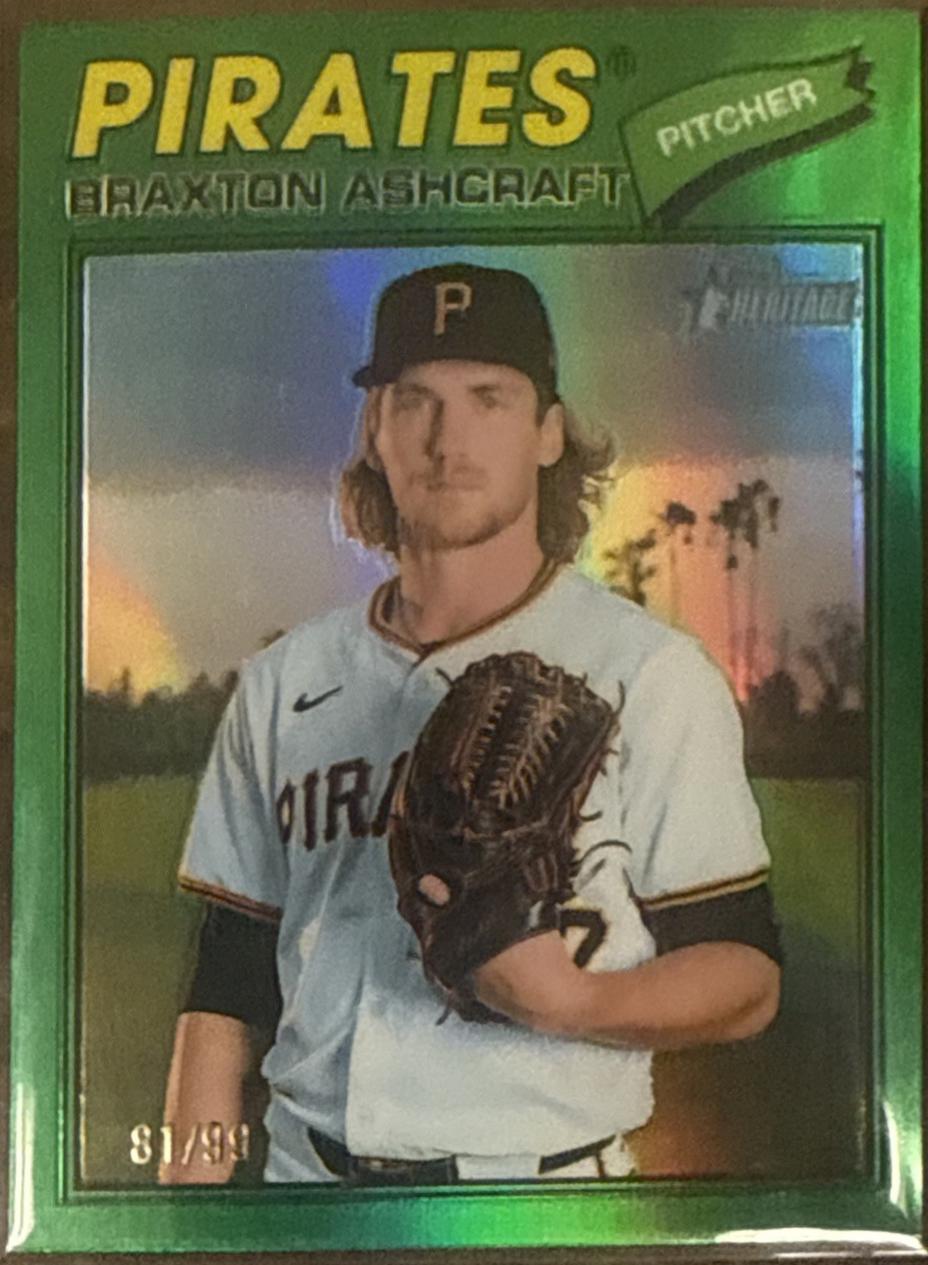 Braxton Ashcraft [Green Bordered Chrome] #134
