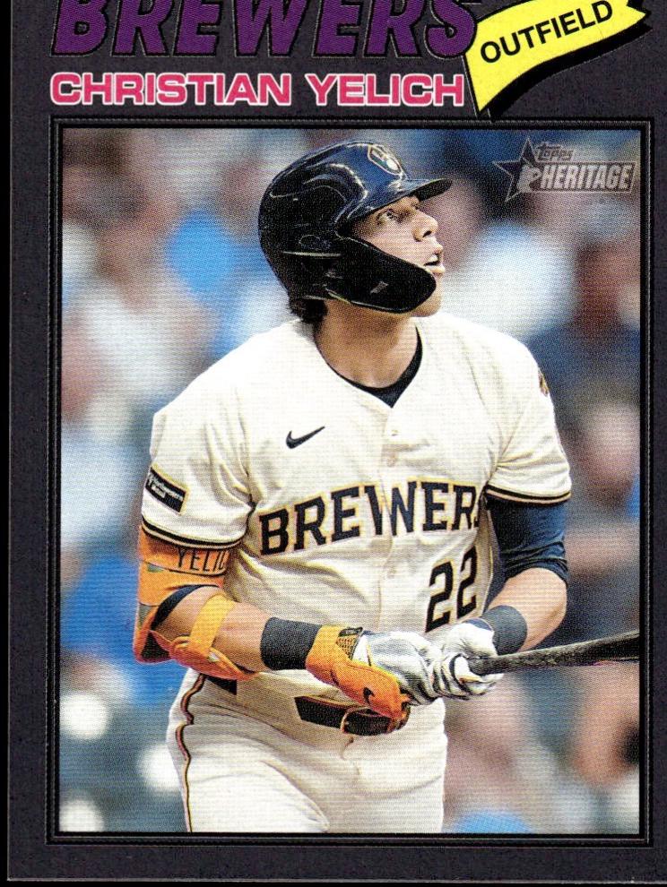 Christian Yelich [Dark Gray Bordered] #332