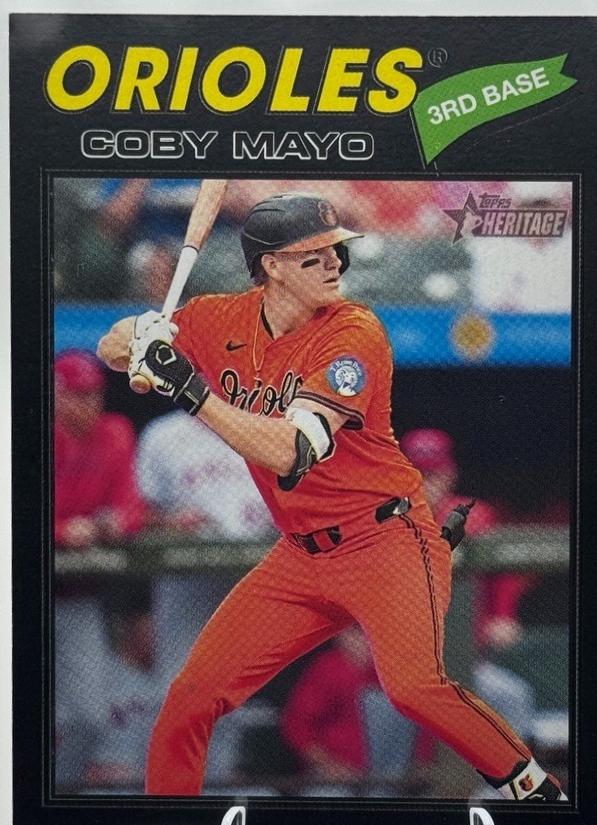 Coby Mayo [Black Bordered Chrome] #49