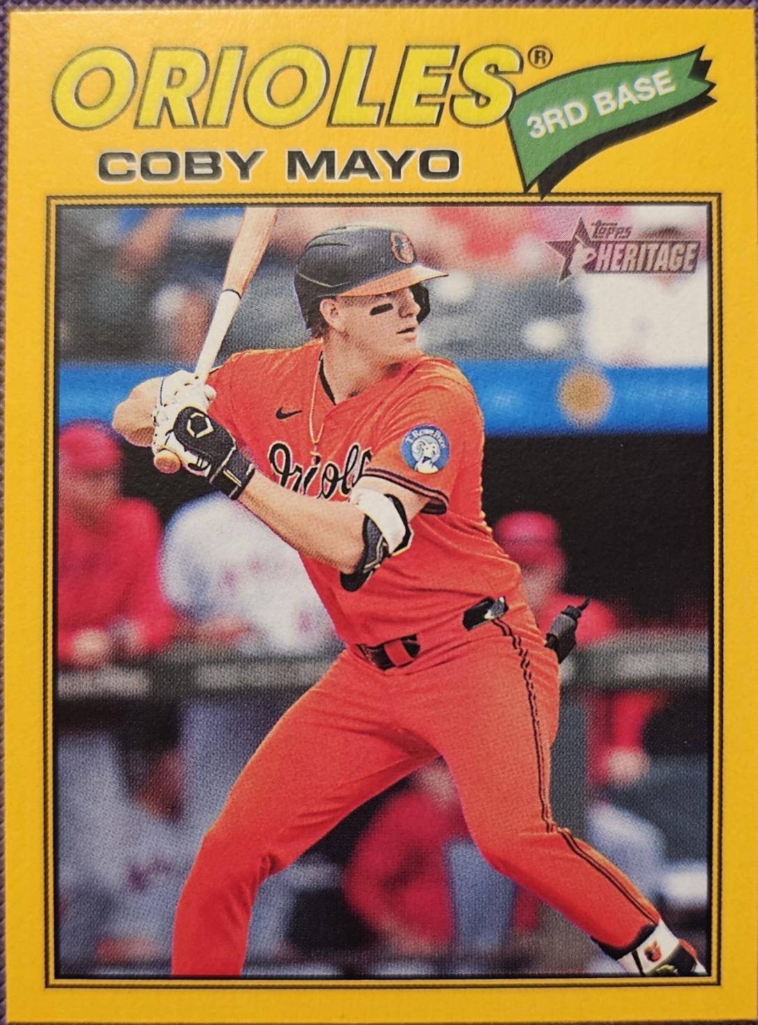 Coby Mayo [Orange Bordered Chrome] #49