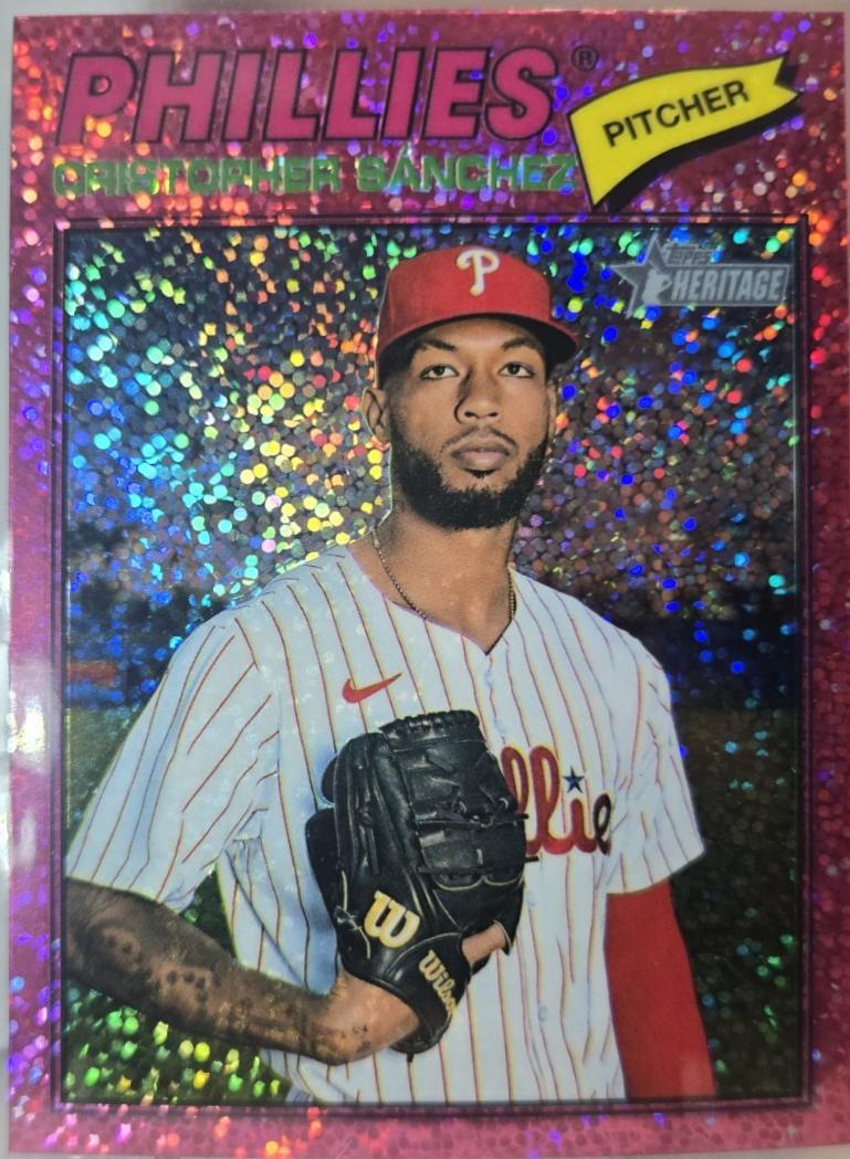 Cristopher Sanchez [Pink Sparkle Chrome] #110