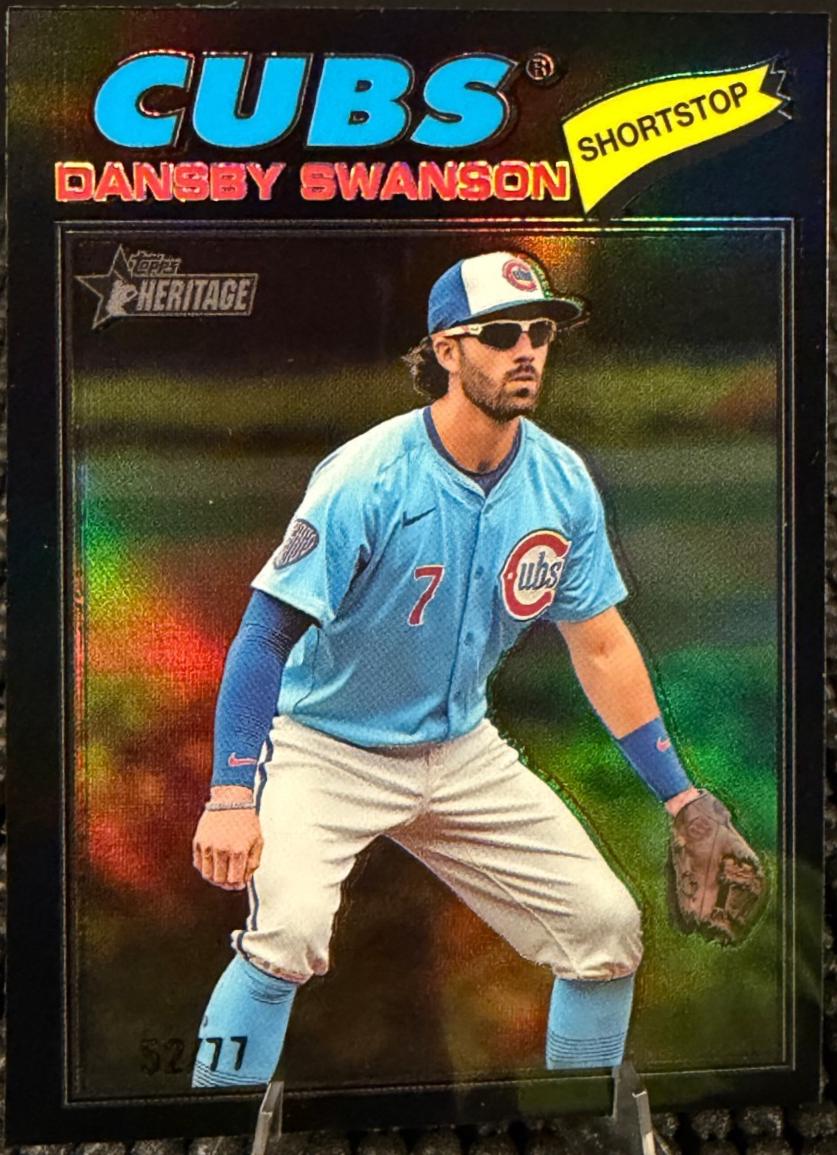 Dansby Swanson [Black Bordered Chrome] #97