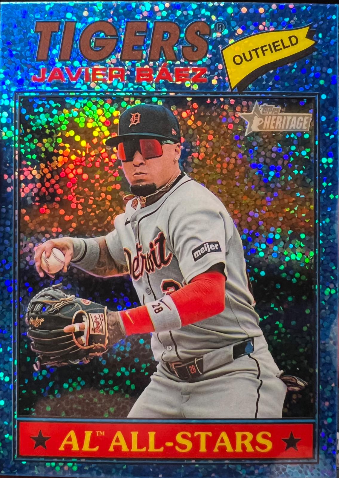 Javier Baez [Light Blue Sparkle Chrome] #107