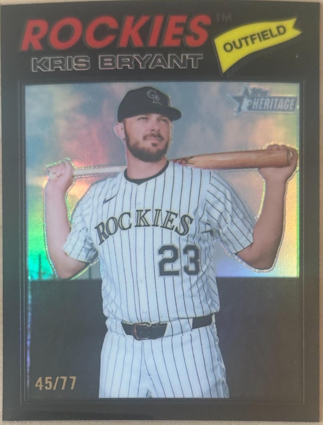 Kris Bryant [Black Bordered Chrome] #22