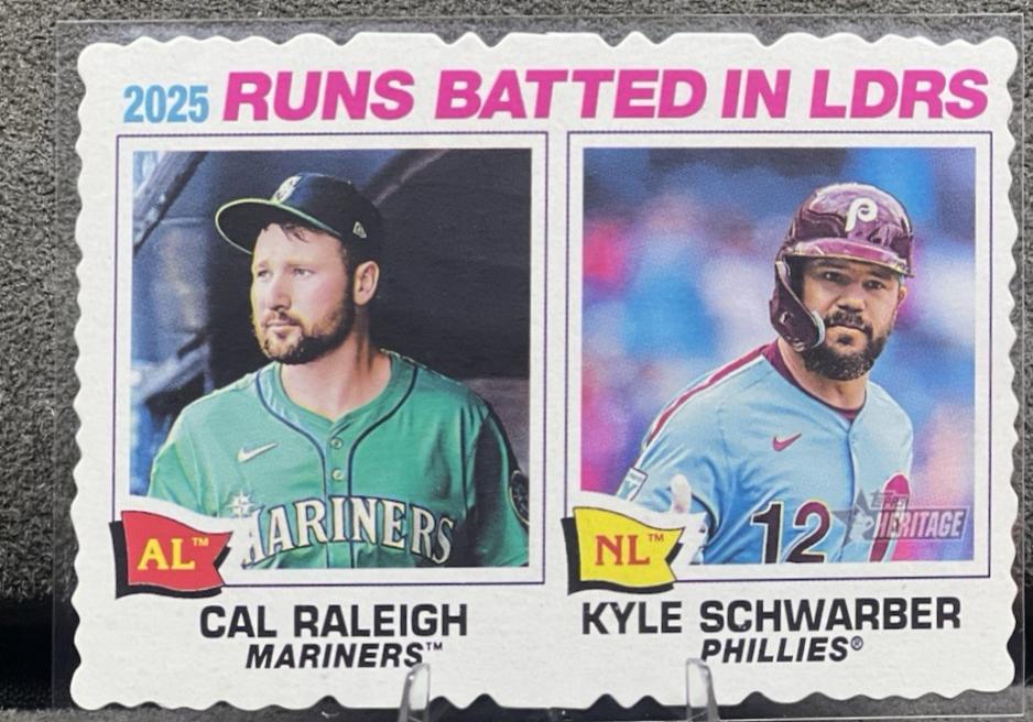 Kyle Schwarber / Cal Raleigh [Deckle Edge] #3