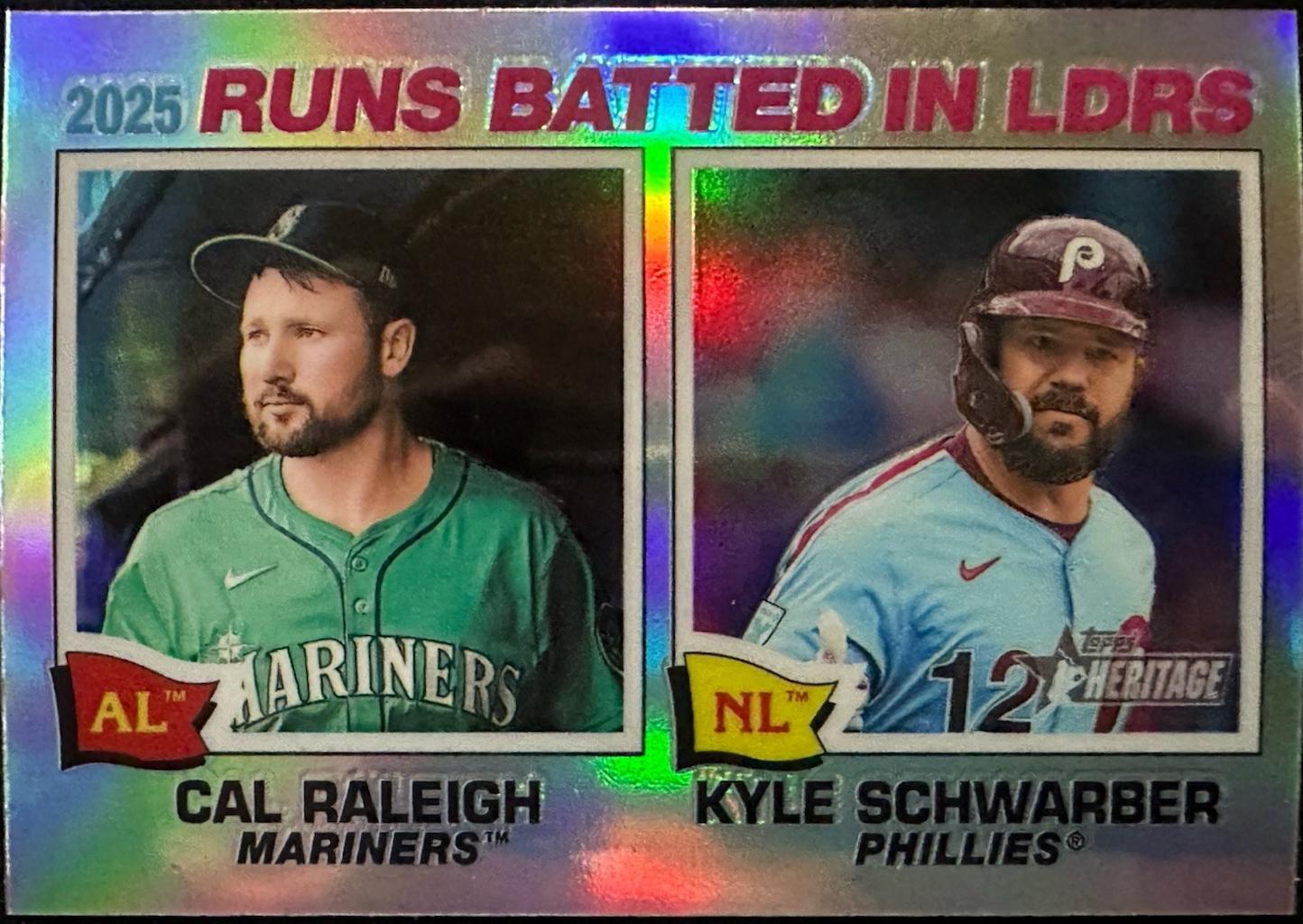 Kyle Schwarber / Cal Raleigh [Refractor Chrome] #3
