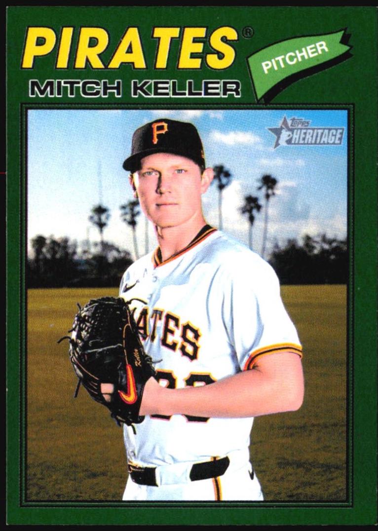 Mitch Keller [Dark Green Bordered] #64