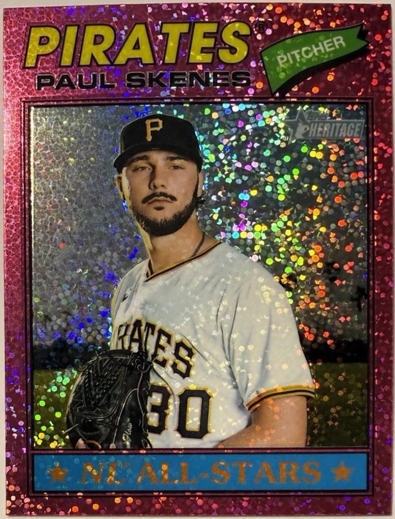 Paul Skenes [Pink Sparkle Chrome] #33