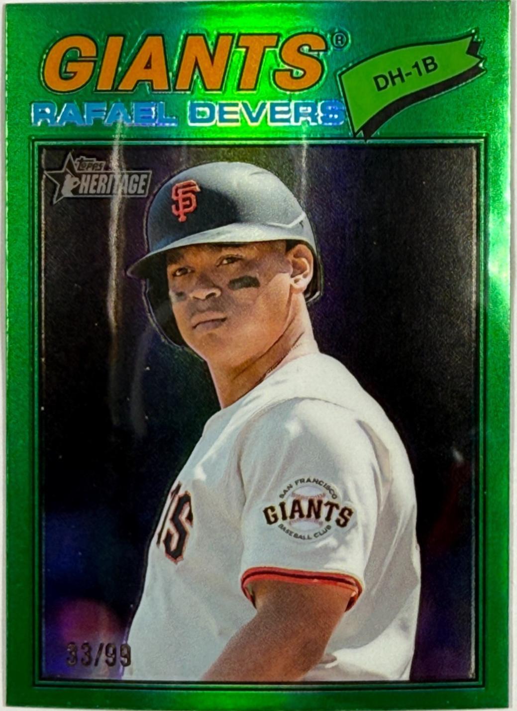 Rafael Devers [Green Bordered Chrome] #62