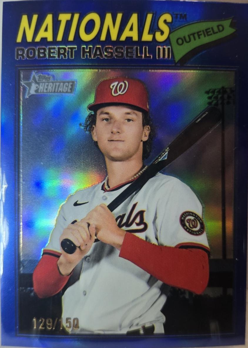Robert Hassell III [Blue Bordered Chrome] #50