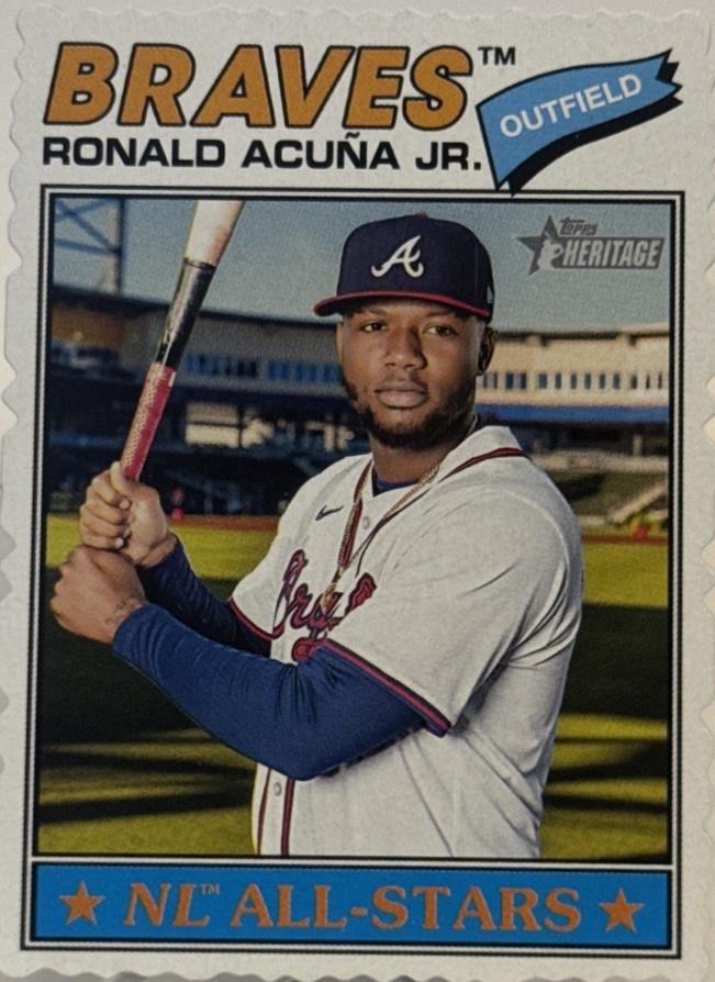 Ronald Acuna Jr. [Deckle Edge] #55