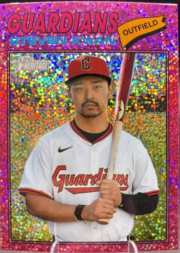 Steven Kwan [Pink Sparkle Chrome] #139