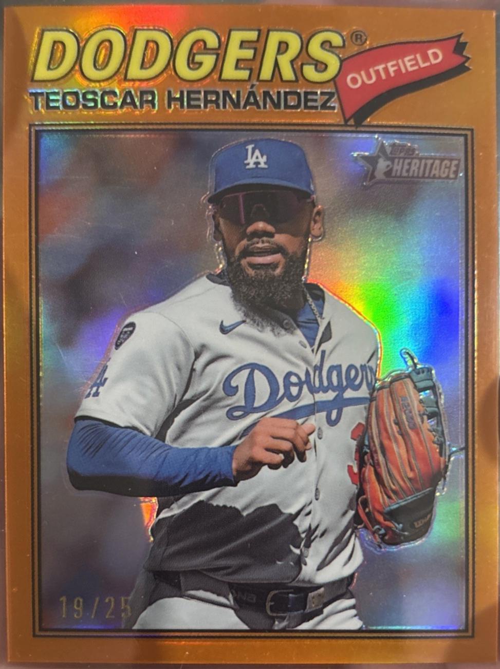 Teoscar Hernandez [Orange Bordered Chrome] #93