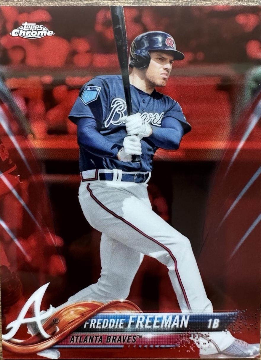 Freddie Freeman [Red Refractor] #23
