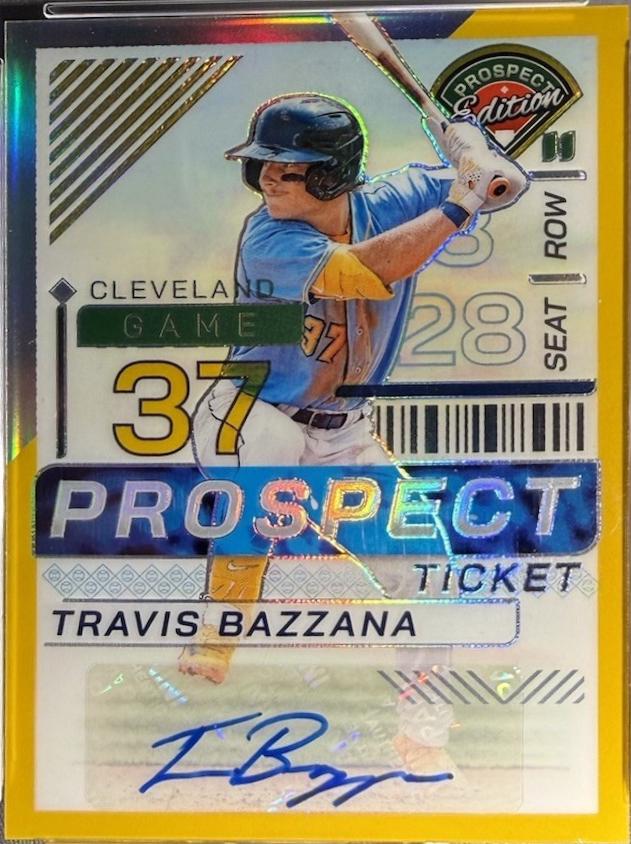 Travis Bazzana [Gold Holo Ticket Signature] #5