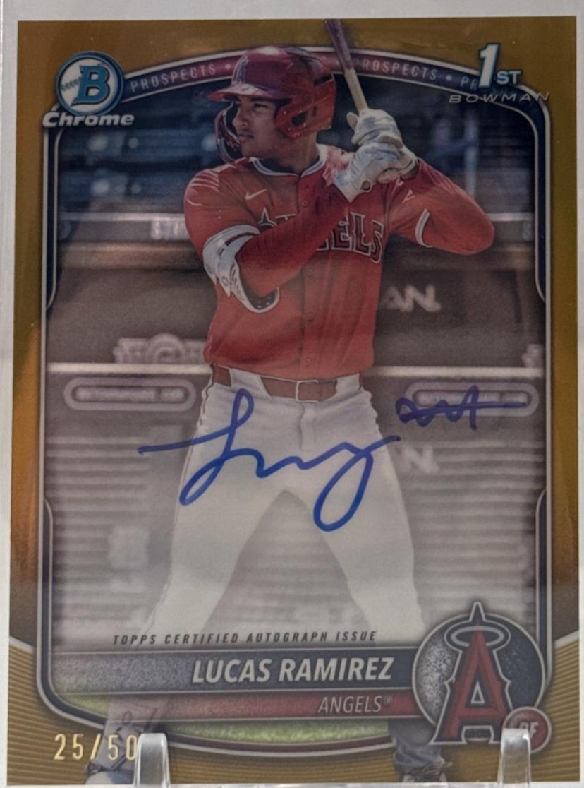 Lucas Ramirez [Gold Mojo Refractor] #CPA-LR