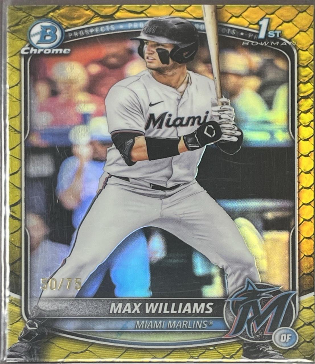 Max Williams [Yellow Reptilian Refractor] #BDC-68