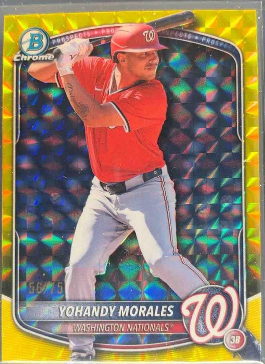 Yohandy Morales [Yellow Geometric] #BDC-177