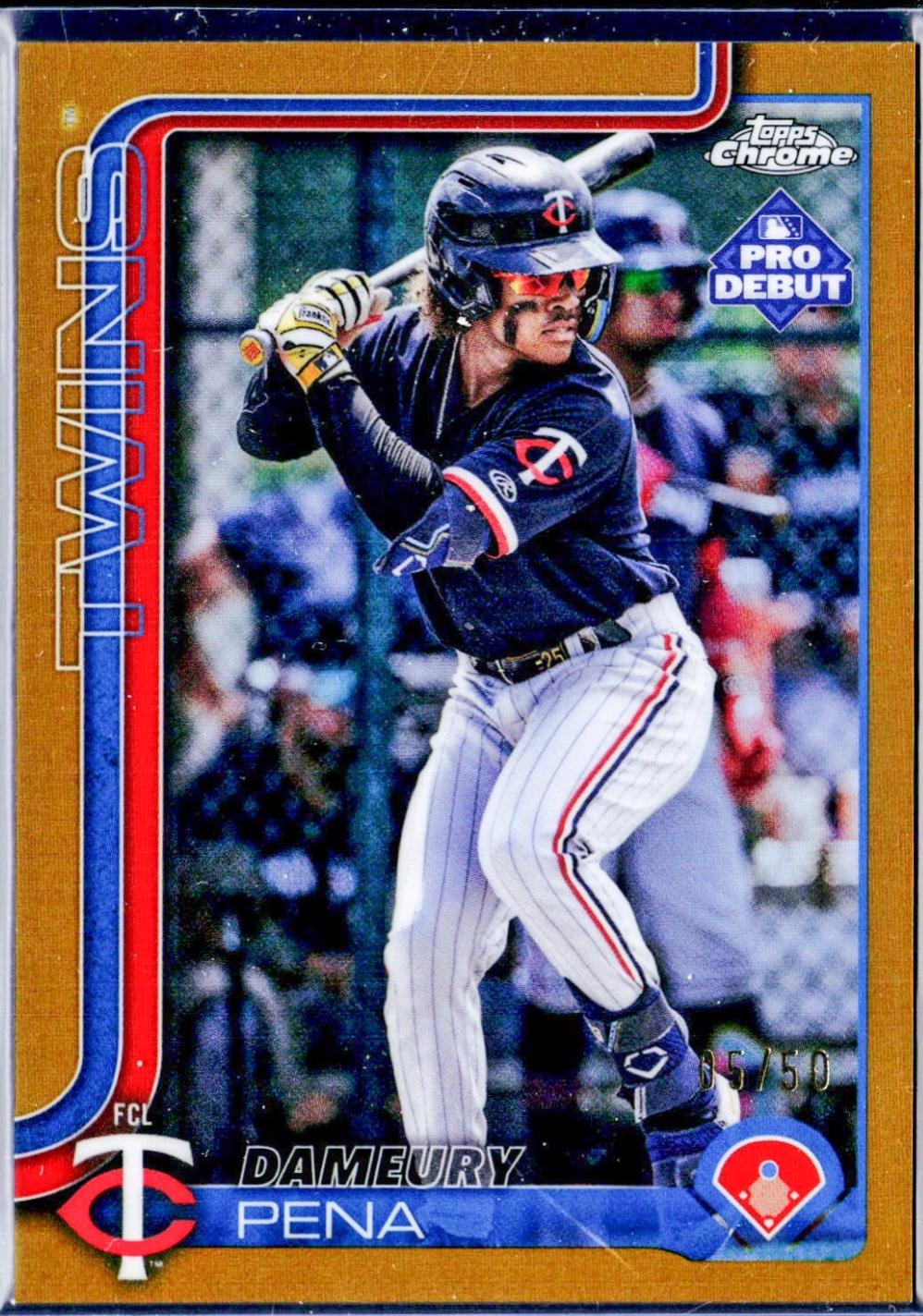 Dameury Pena [Gold Refractor] #PDC-102