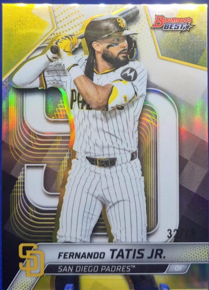 Fernando Tatis Jr. [Yellow Refractor] #54