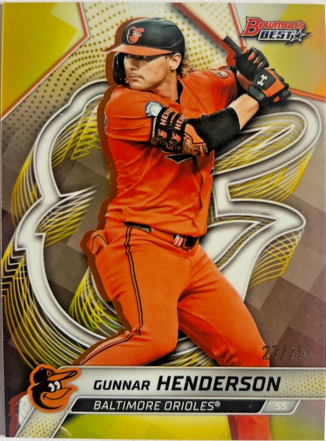 Gunnar Henderson [Yellow Refractor] #36