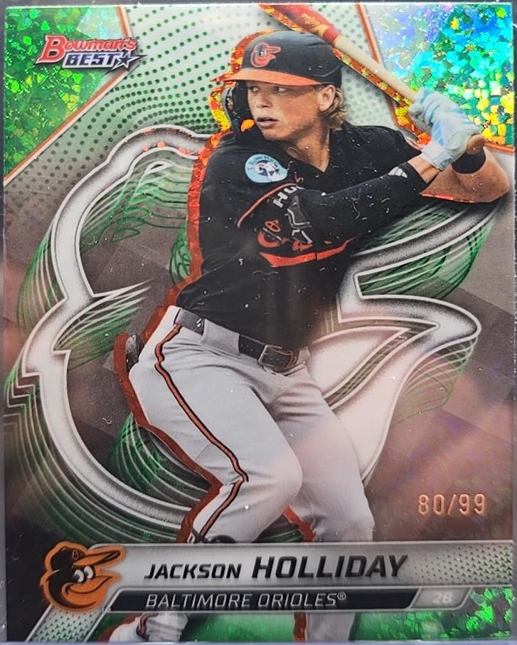 Jackson Holliday [Green Mini-Diamond Refractor] #32