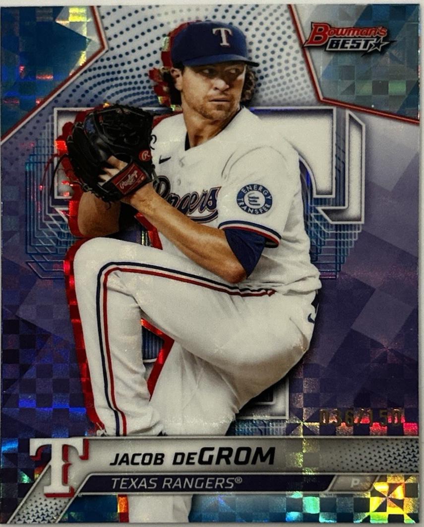 Jacob deGrom [Blue X-Fractor] #57
