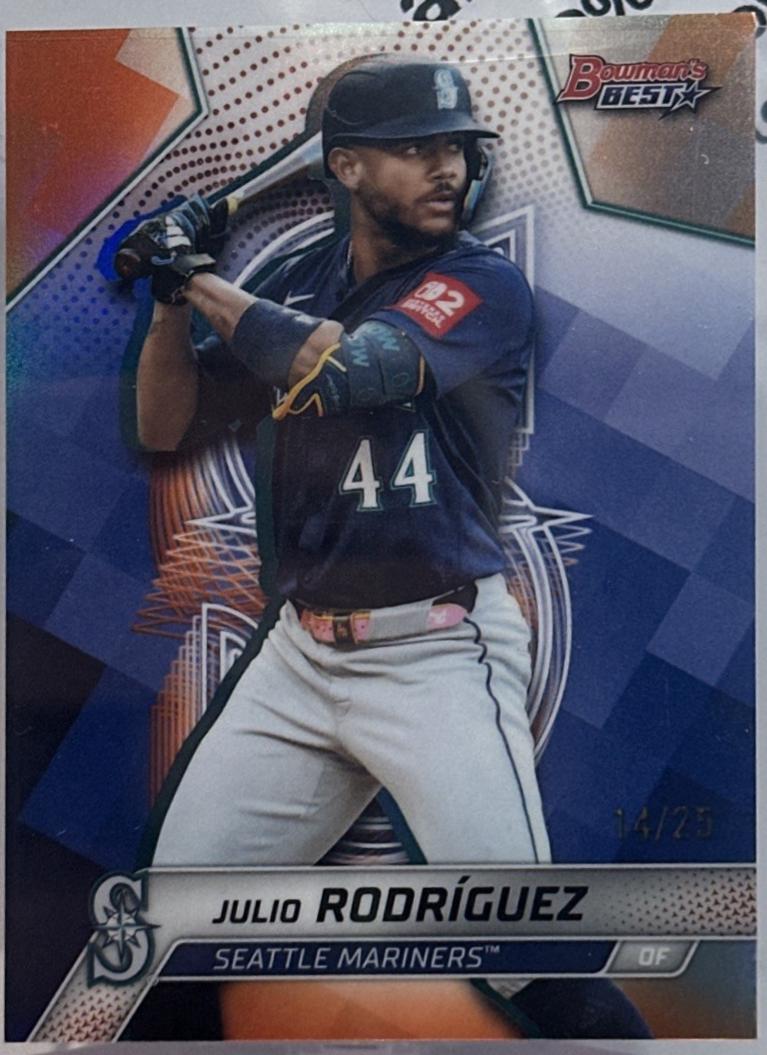 Julio Rodriguez [Orange Refractor] #49
