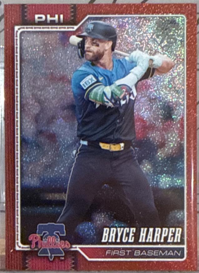 Bryce Harper [Red Sandglitter] #250