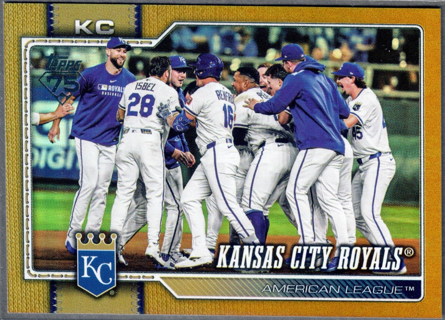 Kansas City Royals [Gold Rainbow] #34