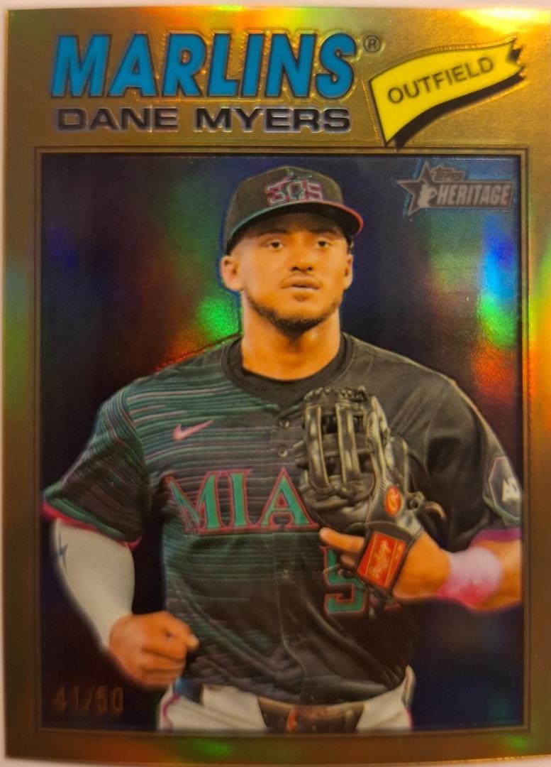 Dane Myers [Gold Bordered Chrome] #75