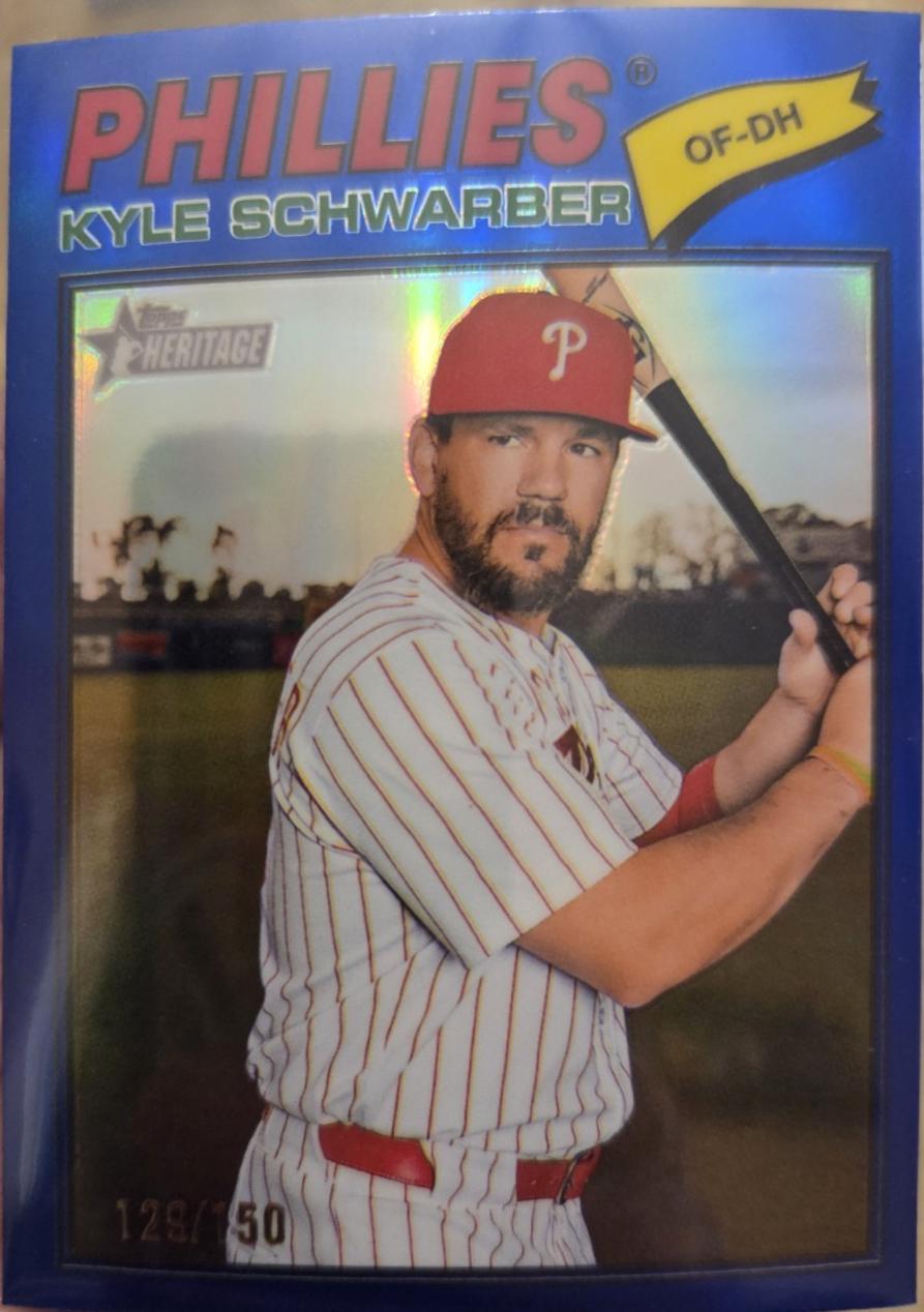 Kyle Schwarber [Blue Bordered Chrome] #159