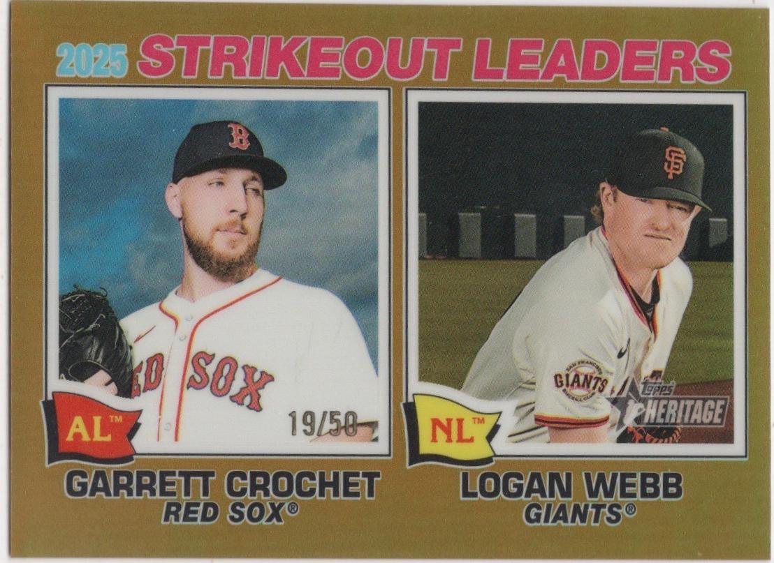 Logan Webb / Garrett Crochet [Gold Bordered Chrome] #6
