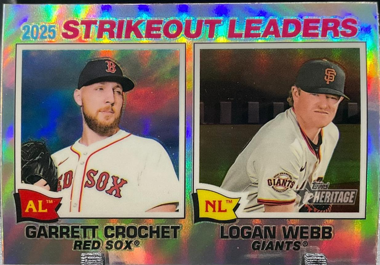 Logan Webb / Garrett Crochet [Refractor Chrome] #6