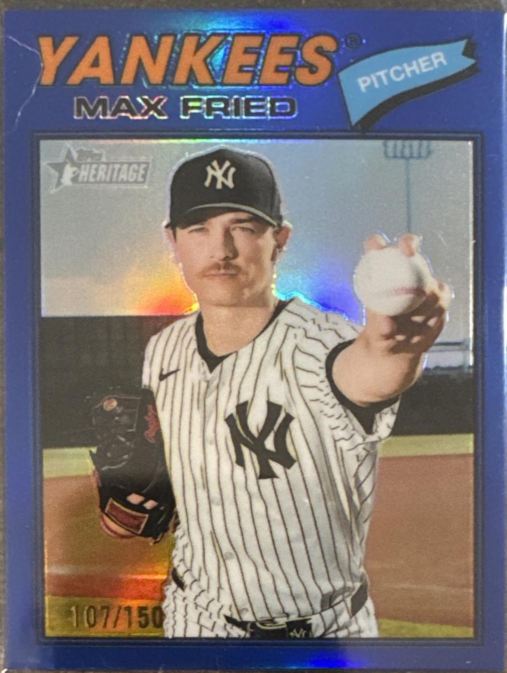 Max Fried [Blue Bordered Chrome] #130