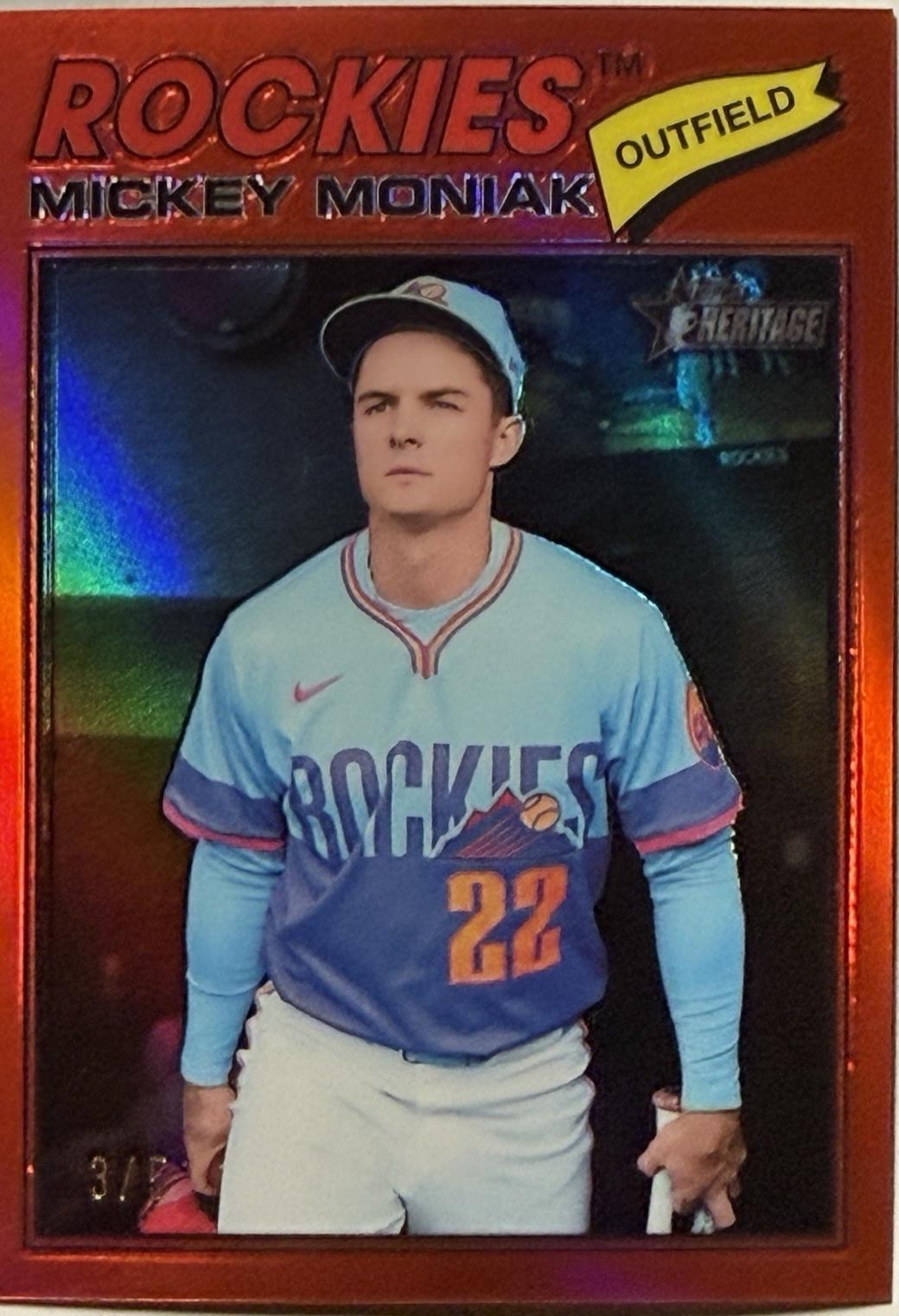 Mickey Moniak [Red Bordered Chrome] #400