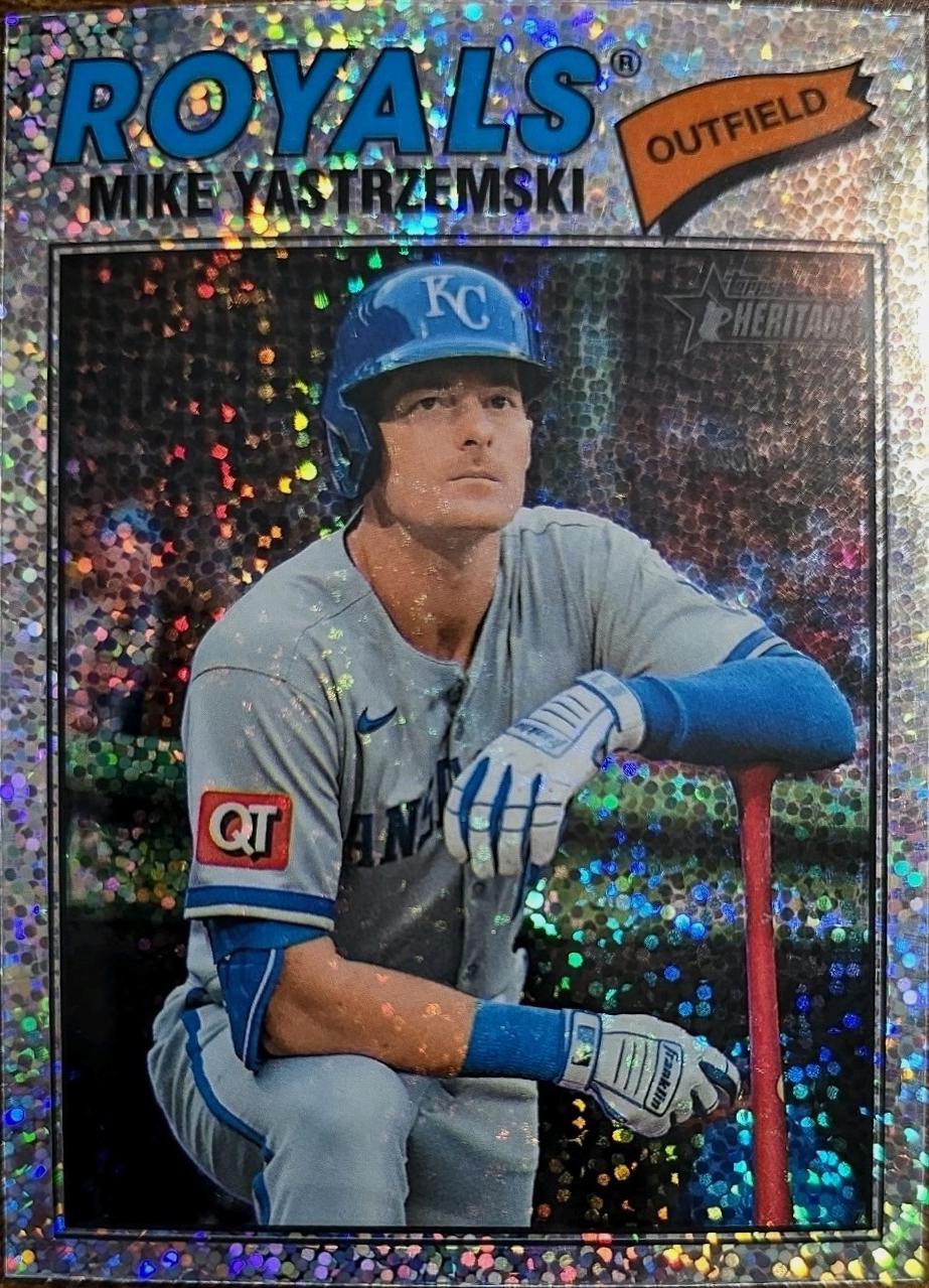 Mike Yastrzemski [Silver Sparkle Chrome] #63