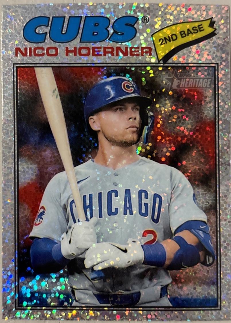 Nico Hoerner [Silver Sparkle Chrome] #28