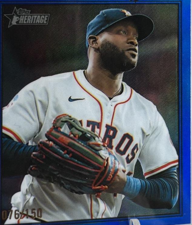 Yordan Alvarez [Blue Bordered Chrome] #25