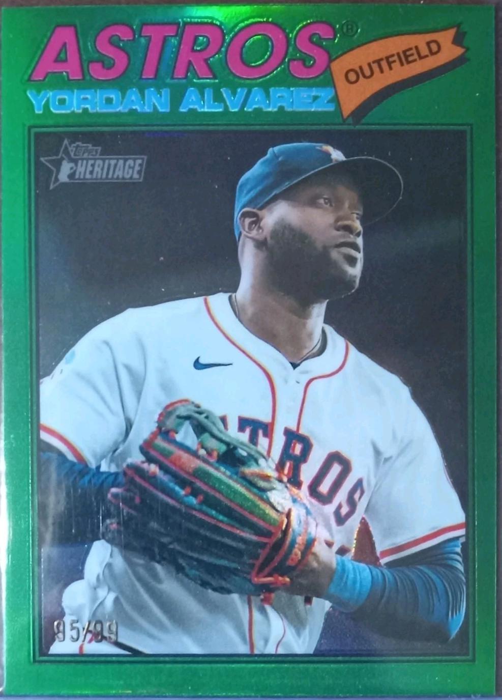 Yordan Alvarez [Green Bordered Chrome] #25