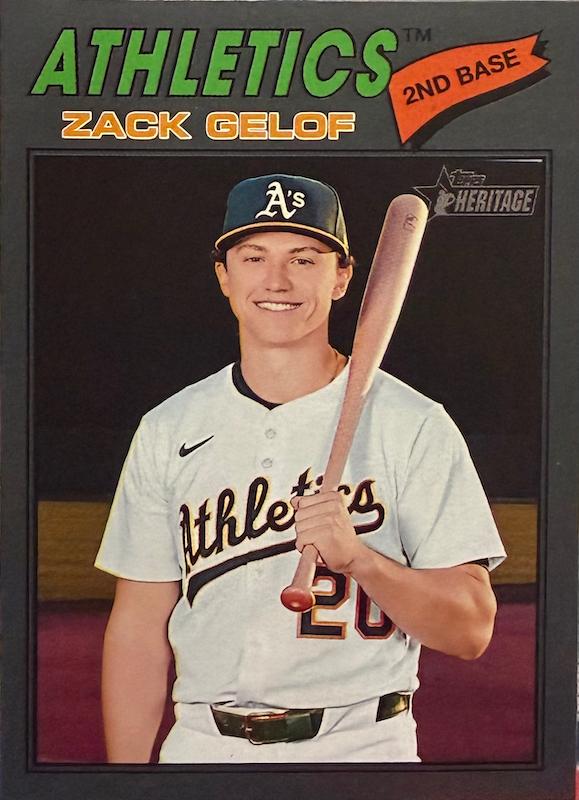 Zack Gelof [Dark Gray Bordered] #186